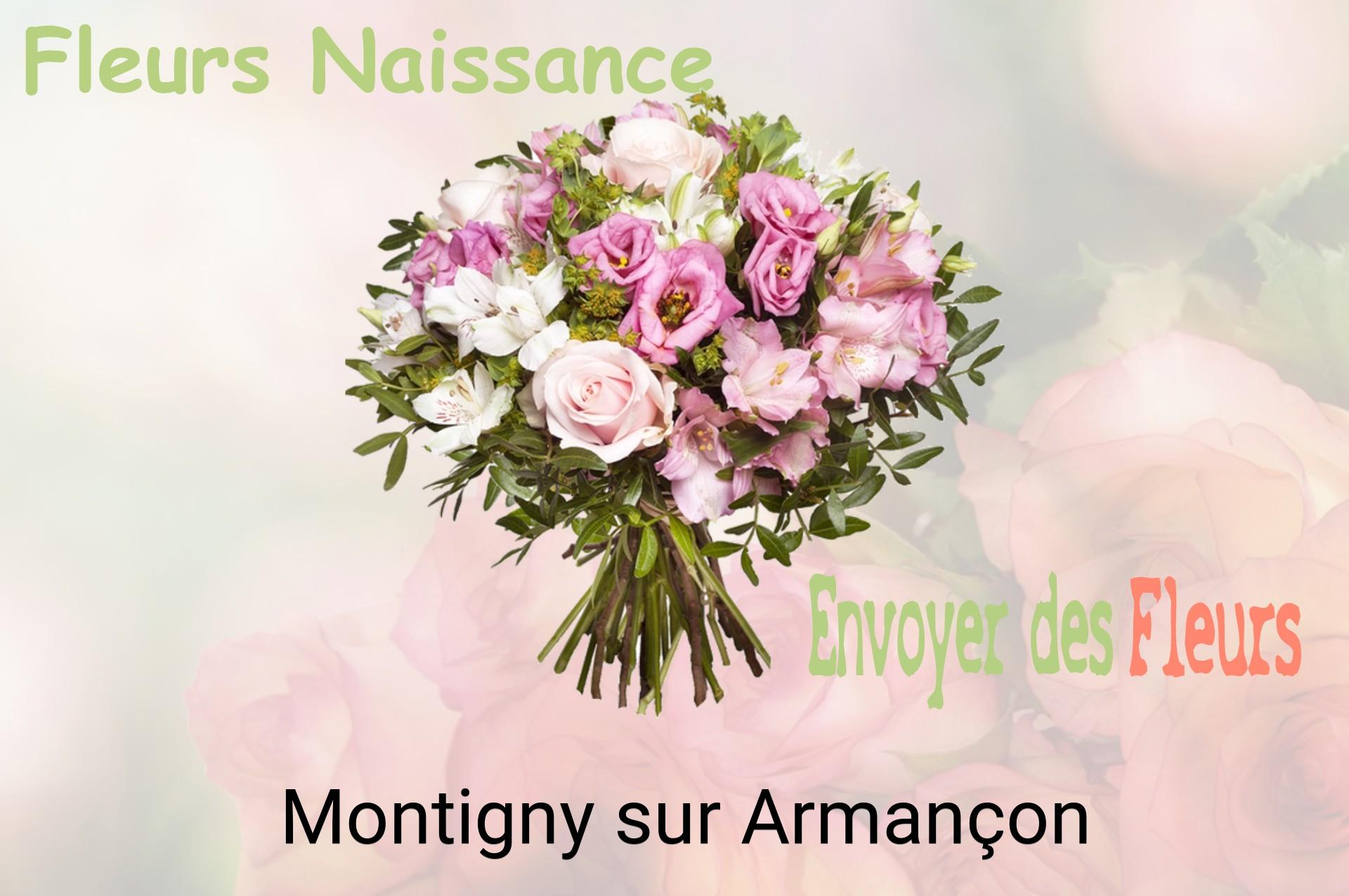 Bouquet de fleurs de naissance livré à Montigny-sur-Armançon